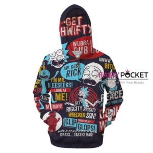 Rick and Morty Black 3D Hoodie For Men Women All Over 3D Printed Hoodie ï¿½ H - 653e2a88e17b