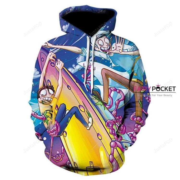 Rick and Morty Blue 3D Hoodie For Men Women All Over 3D Printed Hoodie - f09b4f634e06 Rick and Morty Blue 3D Hoodie For Men Women All Over 3D Printed Hoodie - f09b4f634e06