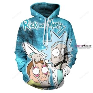 Rick and Morty Calypso Blue 3D Hoodie For Men Women All Over 3D Printed Hoodie - 6a8807504ed9