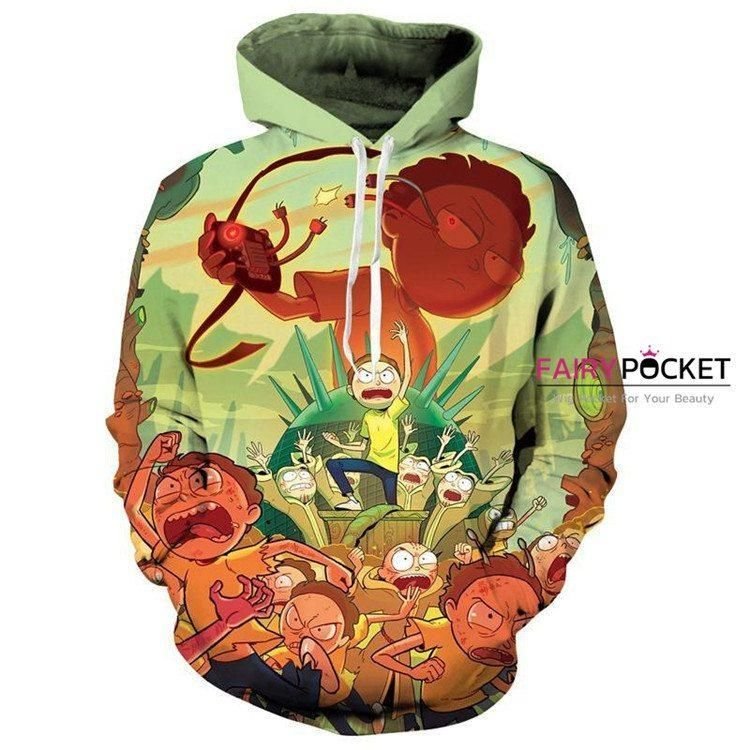 Rick and Morty Green 3D Hoodie For Men Women All Over 3D Printed Hoodie - 6f0dc6256cc6 Rick and Morty Green 3D Hoodie For Men Women All Over 3D Printed Hoodie - 6f0dc6256cc6
