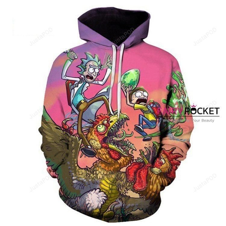 Rick and Morty Pink 3D Hoodie For Men Women All Over 3D Printed Hoodie - 0f20a3fd2157 Rick and Morty Pink 3D Hoodie For Men Women All Over 3D Printed Hoodie - 0f20a3fd2157