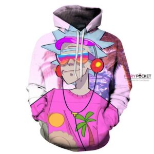 Rick and Morty Pink 3D Hoodie For Men Women All Over 3D Printed Hoodie ï¿½ B - 32f9fd7999b8