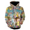 Rick and Morty Pullover 3D Hoodie For Men Women All Over 3D Printed Hoodie CSOS593 - 955ca3c4b695