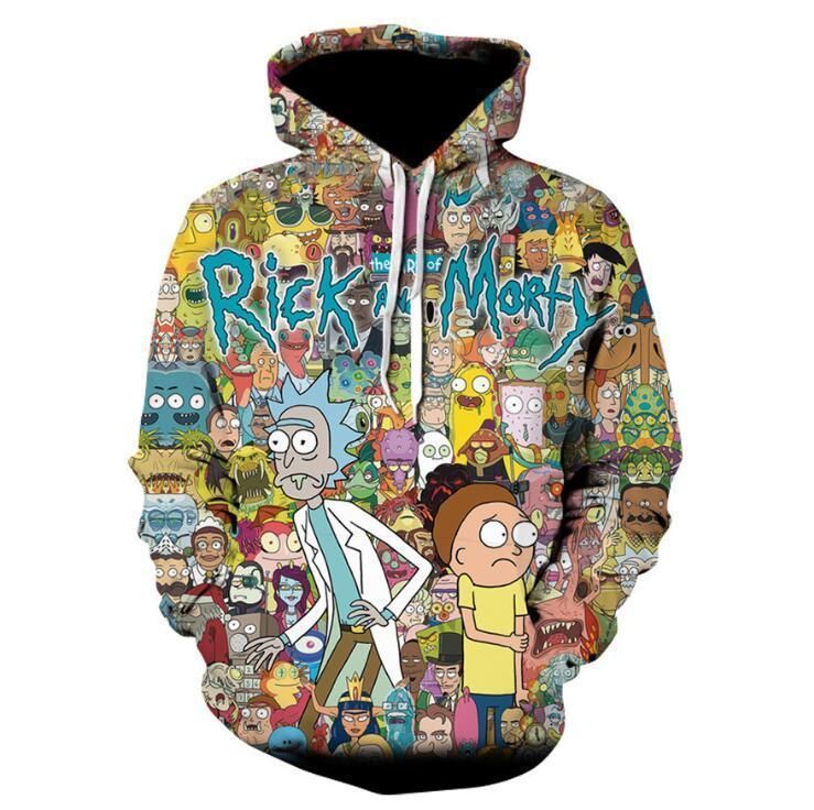 Rick and Morty Pullover 3D Hoodie For Men Women All Over 3D Printed Hoodie CSOS593 - 955ca3c4b695 Rick and Morty Pullover 3D Hoodie For Men Women All Over 3D Printed Hoodie CSOS593 - 955ca3c4b695