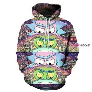 Rick and Morty Rick 3D Hoodie For Men Women All Over 3D Printed Hoodie ï¿½ E - 1caddc54b6fb