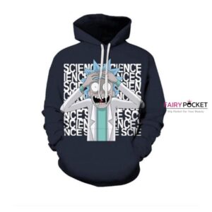 Rick and Morty Rick Black 3D Hoodie For Men Women All Over 3D Printed Hoodie ï¿½ B - 64af0c1260b2