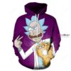 Rick and Morty Rick Purple 3D Hoodie For Men Women All Over 3D Printed Hoodie � B - 1eb0ed0e14f9