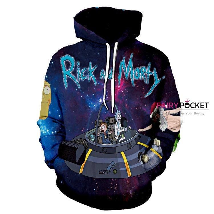 Rick and Morty in Cosmos 3D Hoodie For Men Women All Over 3D Printed Hoodie - a7d5b5e8ccc6 Rick and Morty in Cosmos 3D Hoodie For Men Women All Over 3D Printed Hoodie - a7d5b5e8ccc6