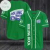 Rolling Rock Premium Beer Logo Baseball Jersey Shirt