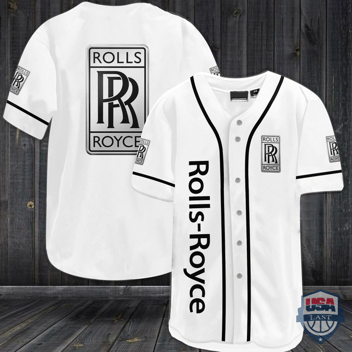 Rolls Royce Logo Baseball Jersey Shirt Rolls Royce Logo Baseball Jersey Shirt