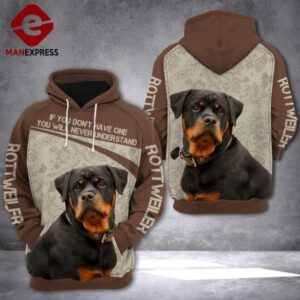 Rottweiler Lovers 3D Hoodie All Over Printed Hoodie - d9c35ff3fb11