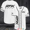 Roush Fenway Keselowski Racing White Baseball Jersey