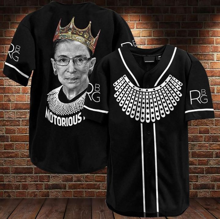 Ruth Bader Ginsburg Notorious Baseball Jersey Ruth Bader Ginsburg Notorious Baseball Jersey