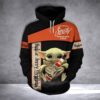 SAILOR JERRY BABY YODA 3D Hoodie All Over Printed Hoodie - 70776fb516f4