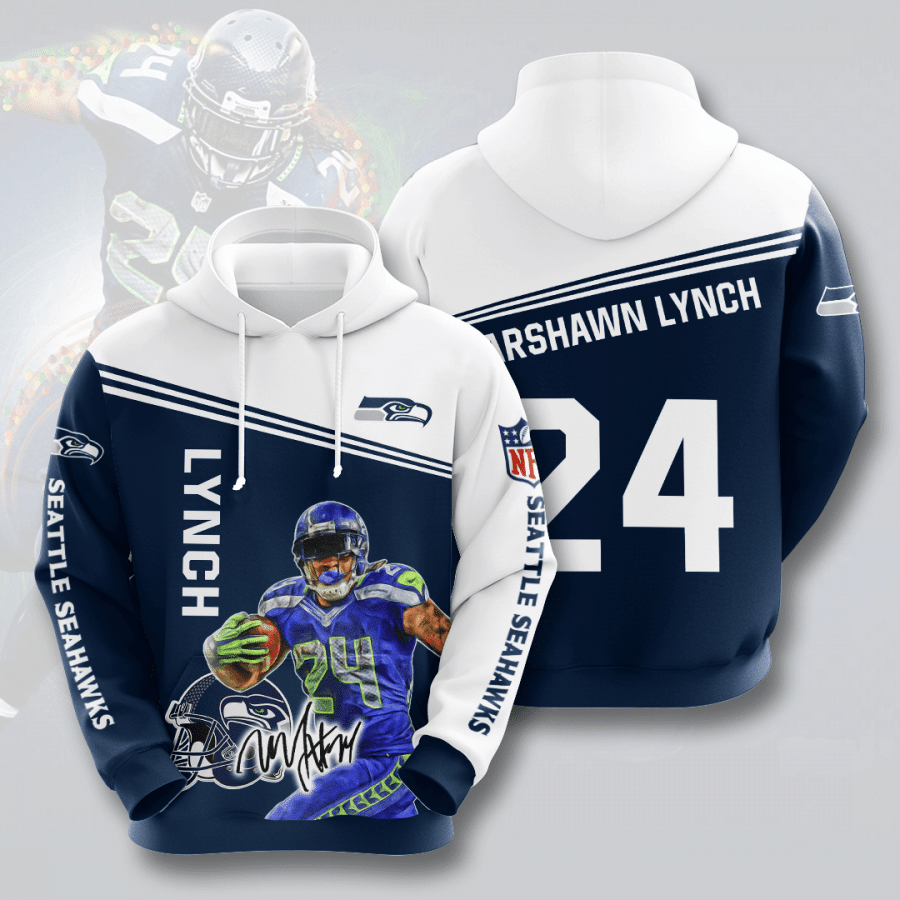 SEATTLE SEAHAWKS Marshawn Lynch 3D Hoodie For Men For Women All Over Printed Hoodie - b12d9c1ccc48 SEATTLE SEAHAWKS Marshawn Lynch 3D Hoodie For Men For Women All Over Printed Hoodie - b12d9c1ccc48