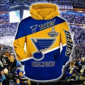 ST.LOUIS BLUES CHAMPIONS 3D Hoodie For Men For Women All Over Printed Hoodie - 0d36a4cec6df