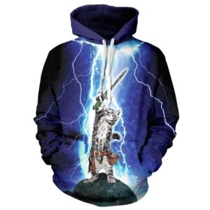 Saber cat 3D 3D Hoodie For Men Women All Over 3D Printed Hoodies - dc868a476d09