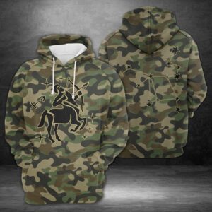 Sagittarius Horoscope Camo 3D Printed Hoodie/Zipper Hoodie - 8c8355c10a57