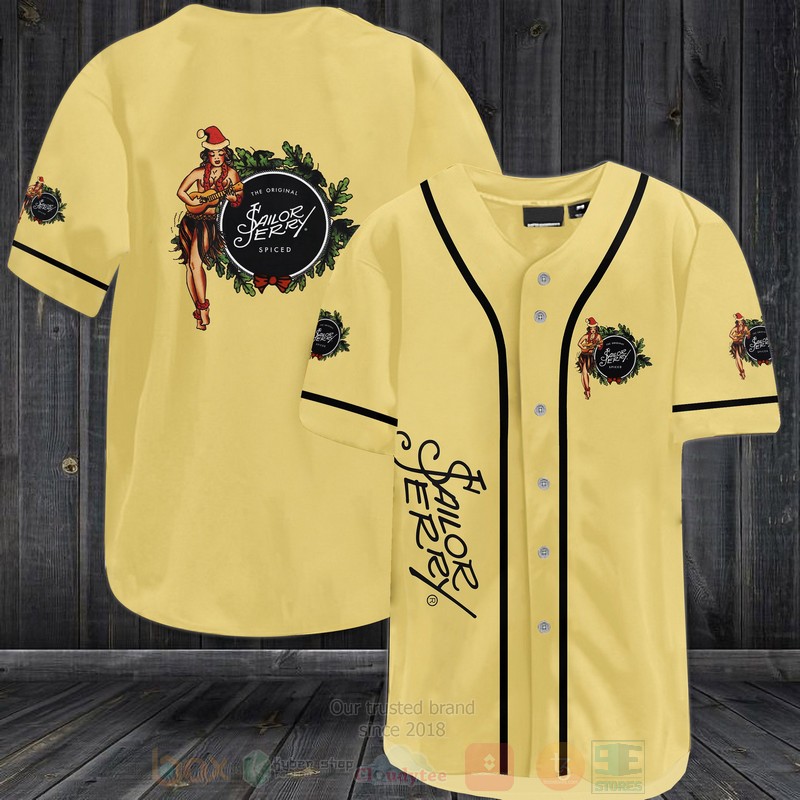 Sailor Jerry Rum Baseball Jersey Shirt Sailor Jerry Rum Baseball Jersey Shirt