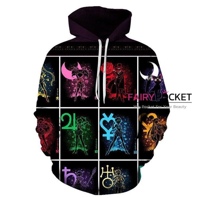 Sailor Moon 3D Hoodie For Men Women All Over 3D Printed Hoodie - c44db71af1a8 Sailor Moon 3D Hoodie For Men Women All Over 3D Printed Hoodie - c44db71af1a8