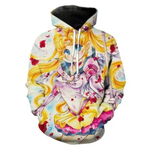 Sailor Moon 3D Hoodie For Men Women All Over 3D Printed Hoodie ï¿½ Sailor Moon Venus Clothing ï¿½ Anime 3D Hoodie For Men Women All Over 3D Printed Hoodies - 6f43bd2cb408