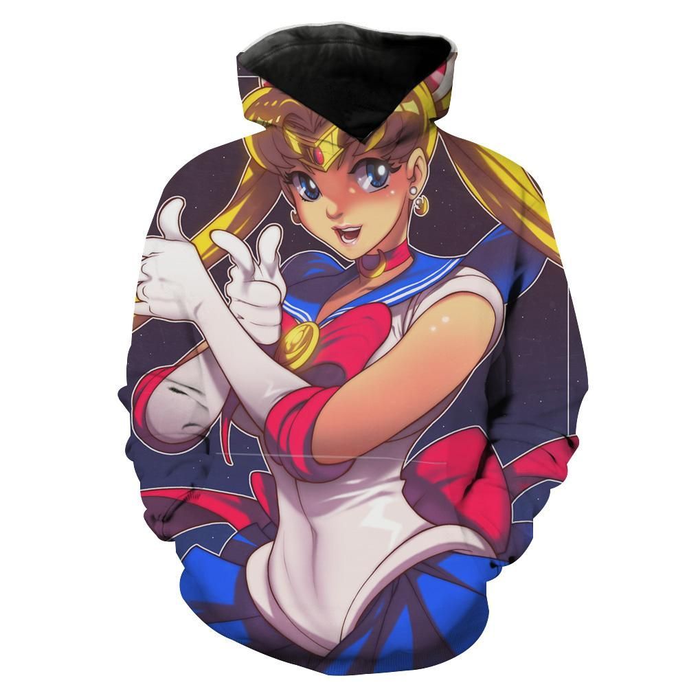 Sailor Moon Pose 3D Hoodie For Men Women All Over 3D Printed Hoodie � Sailor Moon Anime Clothes - 61b4eae2affe Sailor Moon Pose 3D Hoodie For Men Women All Over 3D Printed Hoodie � Sailor Moon Anime Clothes - 61b4eae2affe