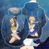 Sailor Moon Sailor Uranus 3D Hoodie All Over Print Hoodie3997 - c53b0e9e1f99