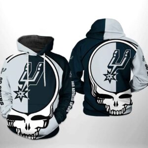 San Antonio Spurs NBA Grateful Dead 3D Printed Hoodie/Zipper Hoodie - c59f69681b68