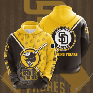 San Diego Padres 3D Hoodie - d898f36d0c10