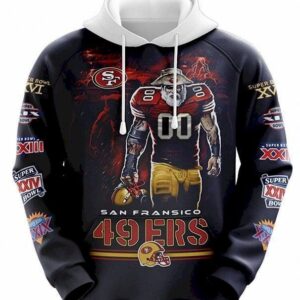 San Francisco 49Er Sourdough Sam Mascot Fan Pullover And Zippered Hoodies Custom 3D Graphic Printed 3D Hoodie All Over Print Hoodie For Men For Women - b3697ea42526