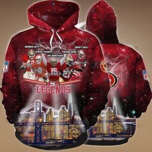 San Francisco 49Ers City Night Light Galaxy Signed 3D Hoodie For Men For Women All Over Printed Hoodie - 33ece8e27028