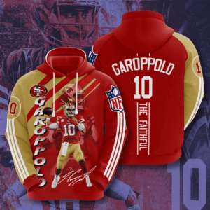 San Francisco 49Ers Jimmy Garoppolo 3D Hoodie Sweatshirt For Fans Men Women All Over Printed Hoodie - 0c99828ec4cb