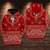 San Francisco 49Ers Nfl Football Red 3D Hoodie For Men For Women San Francisco 49Ers All Over Printed Hoodie. San Francisco 49Ers 3D Full Printing Shirt - 96515bac4801