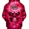 San Francisco 49Ers Nfl Football Skull Hoodie All Over Print 3D Hoodie 3D Sweatshirt Clothing Hoodie21478 - f392a2c7e399