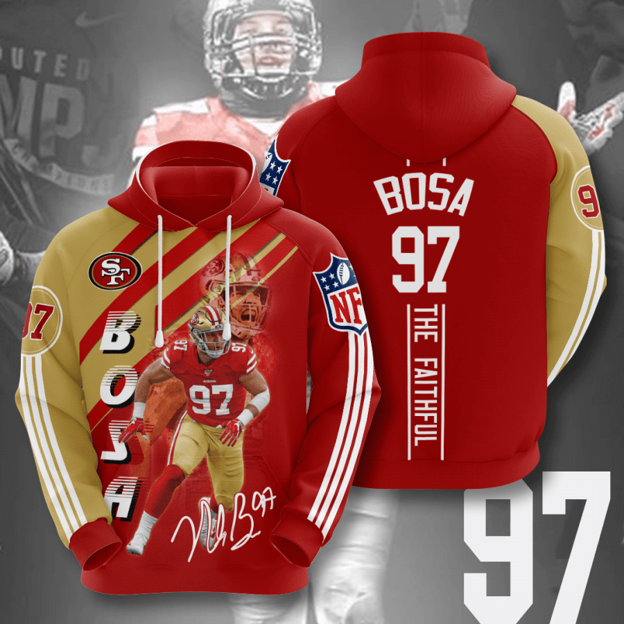 San Francisco 49Ers Nick Bosa 3D Hoodie For Men For Women All Over Printed Hoodie - f49ff3ac9187 San Francisco 49Ers Nick Bosa 3D Hoodie For Men For Women All Over Printed Hoodie - f49ff3ac9187