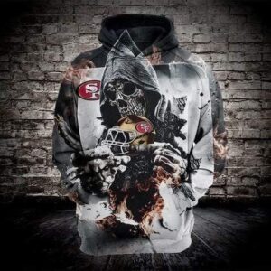 San Francisco 49Ers Skull 3D Hoodie For Men For Women All Over Printed Hoodie - fd8cd25cba0c