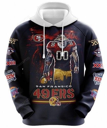 San Francisco 49er Sourdough Sam Mascot Fan Pullover And Zippered Hoodies Custom 3d Graphic Printed 3d Hoodie All Over Print Hoodie For Men For Women - 0e8b19128826 San Francisco 49er Sourdough Sam Mascot Fan Pullover And Zippered Hoodies Custom 3d Graphic Printed 3d Hoodie All Over Print Hoodie For Men For Women - 0e8b19128826