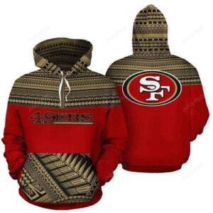 San Francisco 49ers Ncaa Football Maori Tattoo V2 3d Hoodie For Men For Women San Francisco 49ers All Over Printed Hoodie. San Francisco 49ers 3d Full Printing Shirt - 2575aa93fa11