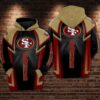 San Francisco 49ers Nfl Football 3d Hoodie For Men For Women San Francisco 49ers All Over Printed Hoodie. San Francisco 49ers 3d Shirt - a7d9b8acb3b0