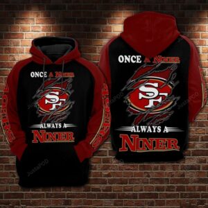 San Francisco 49ers Nfl Football Always A Niner 3d Hoodie For Men For Women San Francisco 49ers All Over Printed Hoodie. San Francisco 49ers 3d Shirt - ca5e908a7d76