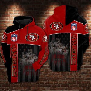 San Francisco 49ers Nfl Football Anniversary 3d Hoodie For Men For Women San Francisco 49ers All Over Printed Hoodie. San Francisco 49ers 3d Shirt - 28217b50a03c