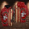 San Francisco 49ers Nfl Football Camouflage Red 3d Hoodie For Men For Women San Francisco 49ers All Over Printed Hoodie. San Francisco 49ers 3d Shirt - 6566df62983e