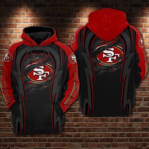 San Francisco 49ers Nfl Football Red 3d Hoodie For Men For Women San Francisco 49ers All Over Printed Hoodie. San Francisco 49ers 3d Shirt - c56634a72446