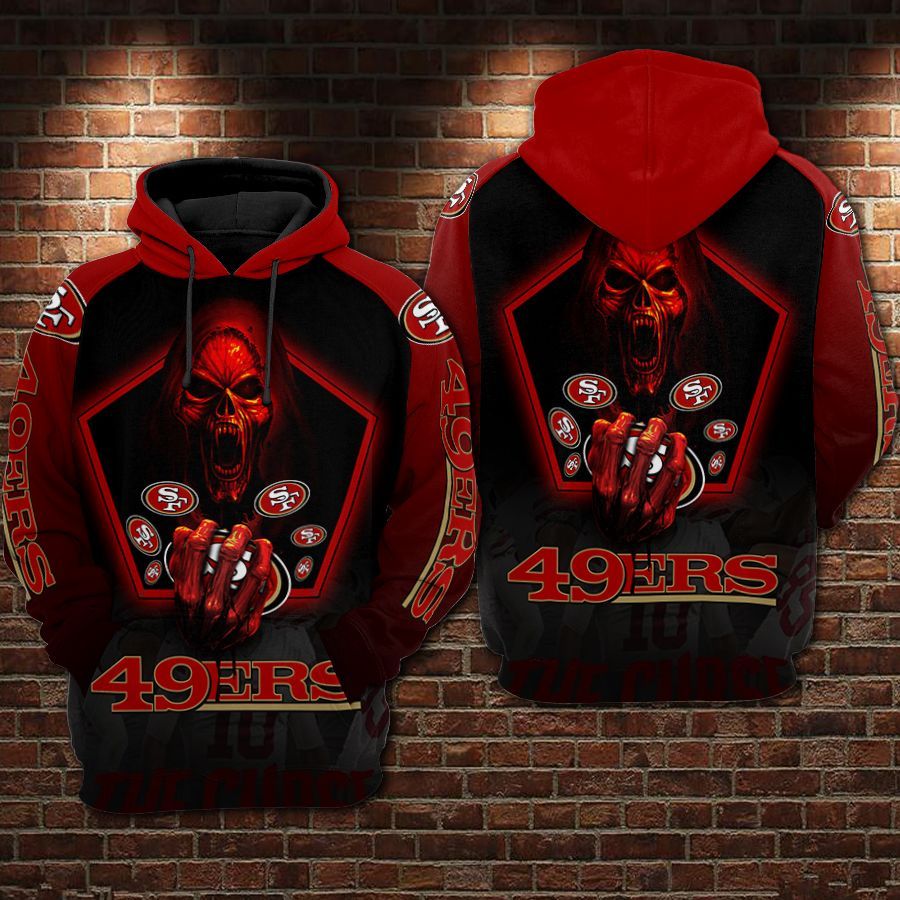 San Francisco 49ers Nfl Football Skull Death Hold Logo 3d Hoodie For Men For Women San Francisco 49ers All Over Printed Hoodie. San Francisco 49ers 3d Shirt - 89fd204366a4 San Francisco 49ers Nfl Football Skull Death Hold Logo 3d Hoodie For Men For Women San Francisco 49ers All Over Printed Hoodie. San Francisco 49ers 3d Shirt - 89fd204366a4