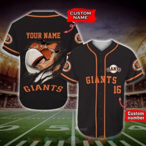 San Francisco Giants Mlb Personalized Baseball Jersey