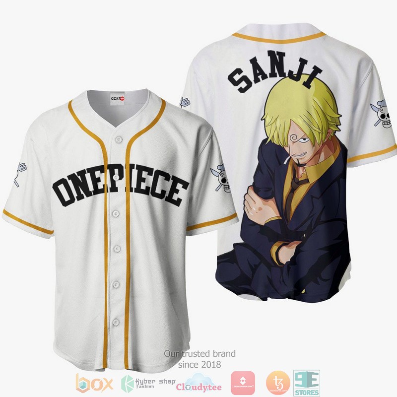 Sanji One Piece Custom Anime For Otaku Baseball Jersey Sanji One Piece Custom Anime For Otaku Baseball Jersey