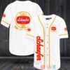 Schaefer Beer White Baseball Jersey
