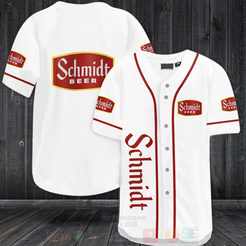 Schmidt Beer Baseball Jersey Shirt Schmidt Beer Baseball Jersey Shirt
