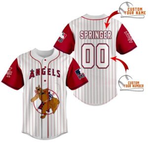 Scooby Doo Los Angeles Anaheim Custom Name And Number Baseball Jersey Shirt