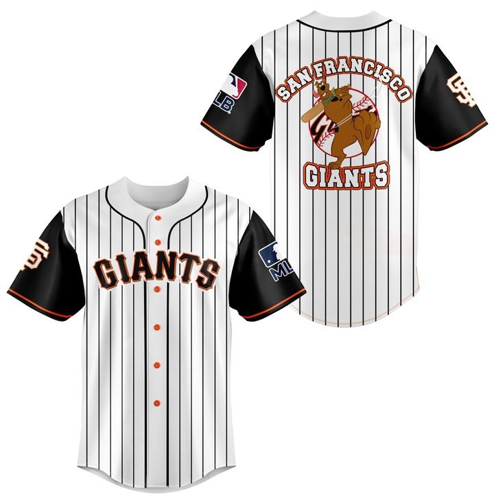 Scooby Doo San Francisco Giants Baseball Jersey Shirt Scooby Doo San Francisco Giants Baseball Jersey Shirt